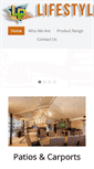Mobile Screenshot of lifestylepatios.com.au